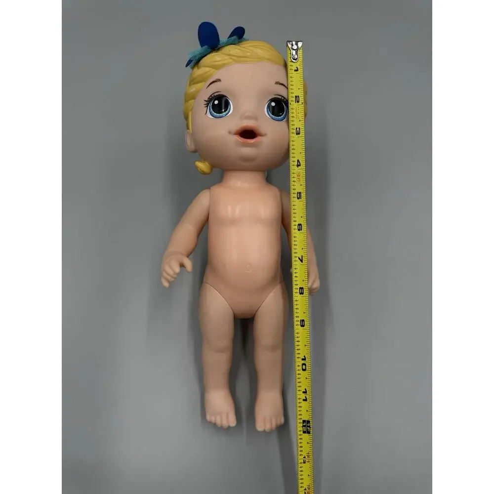 2017 Baby Alive Doll Blonde‎ Hair Blue Eyes Flower